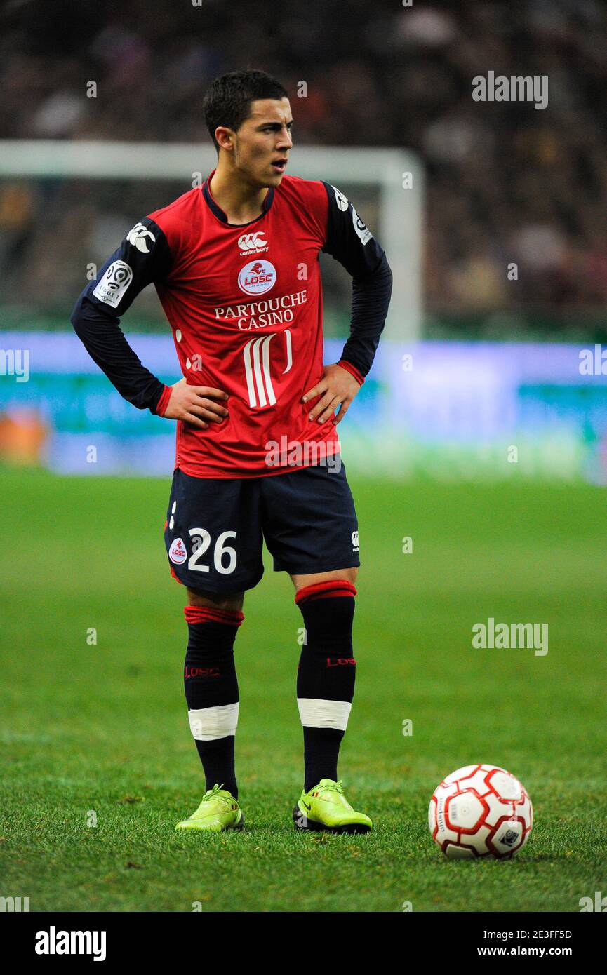 Eden Hazard during the French First League Soccer match, Lille OSC