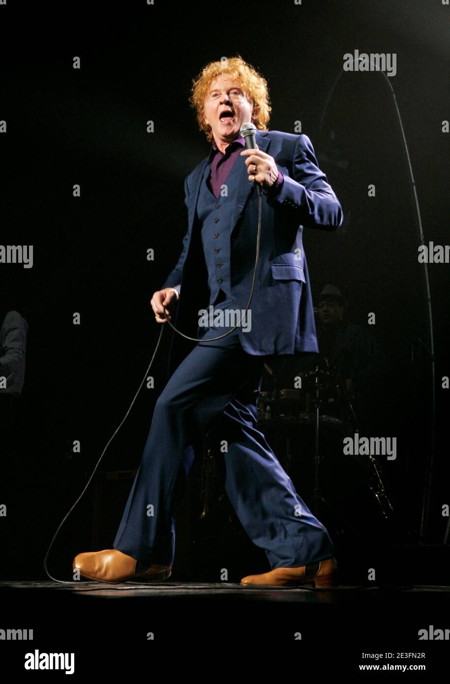 Mick Hucknall of Simply Red performs at Radio City Music Hall in New York  City, NY, USA on March 15, 2009. Photo by Donna Ward/ABACAPRESS.COM Stock  Photo - Alamy