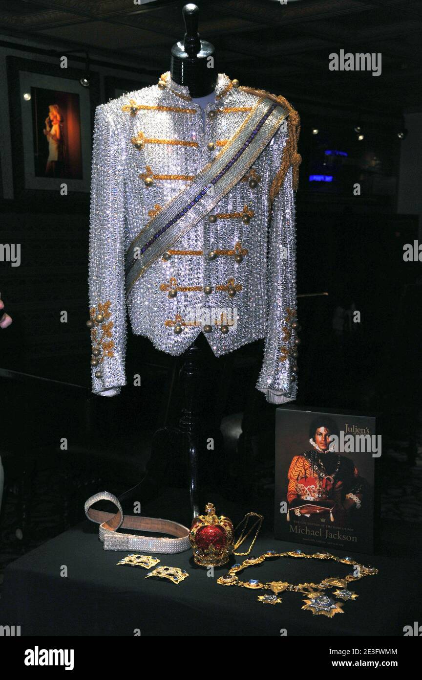 Personal property from Michael Jackson 'The King Of Pop' shown at