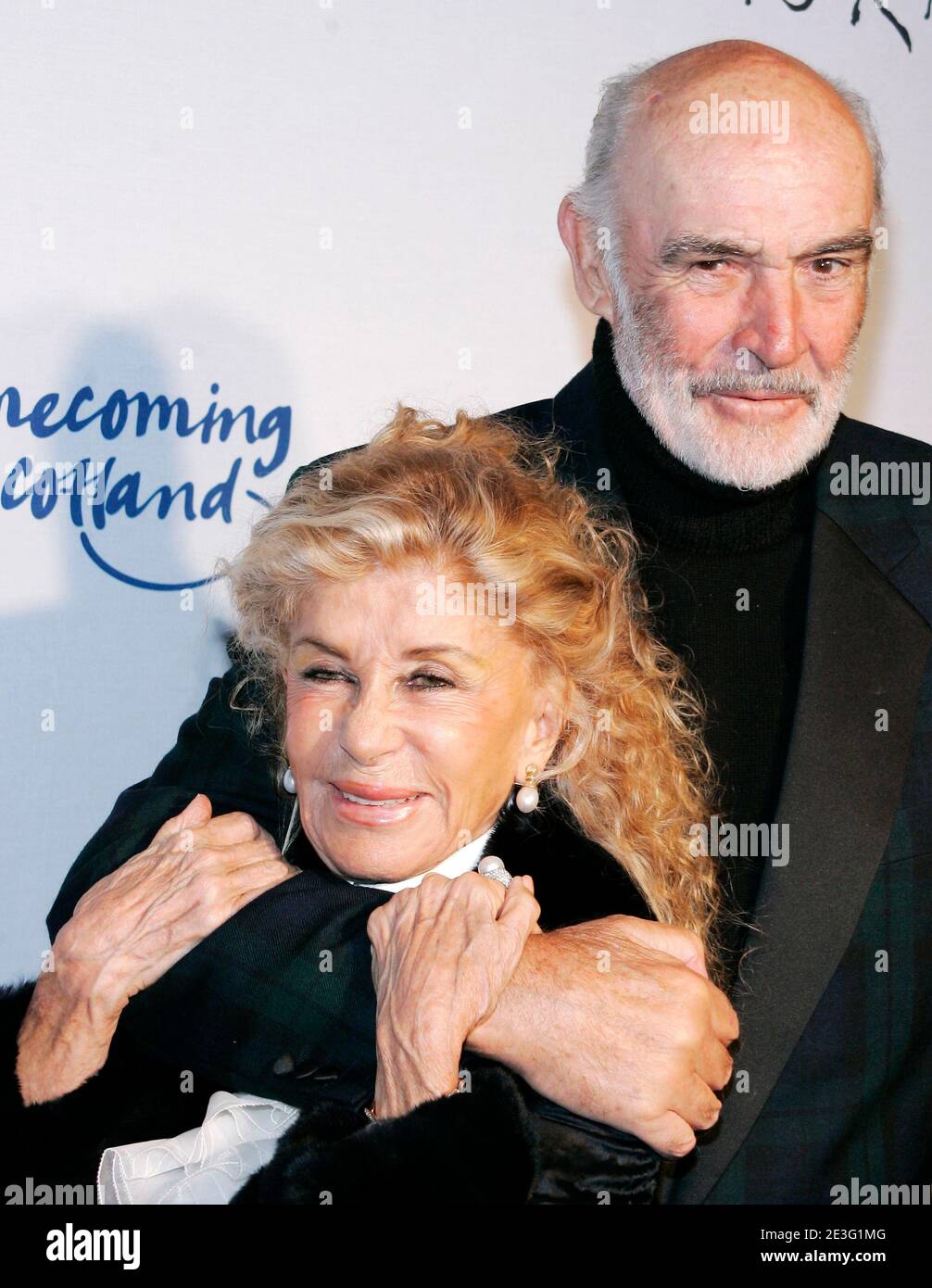 Sean connery wife micheline roquebrune hires stock photography and