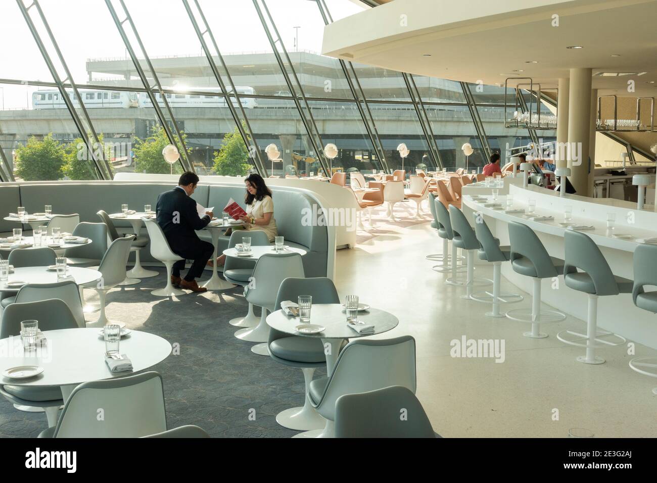 TWA restaurant at JFK airport Queens NYC Stock Photo Alamy