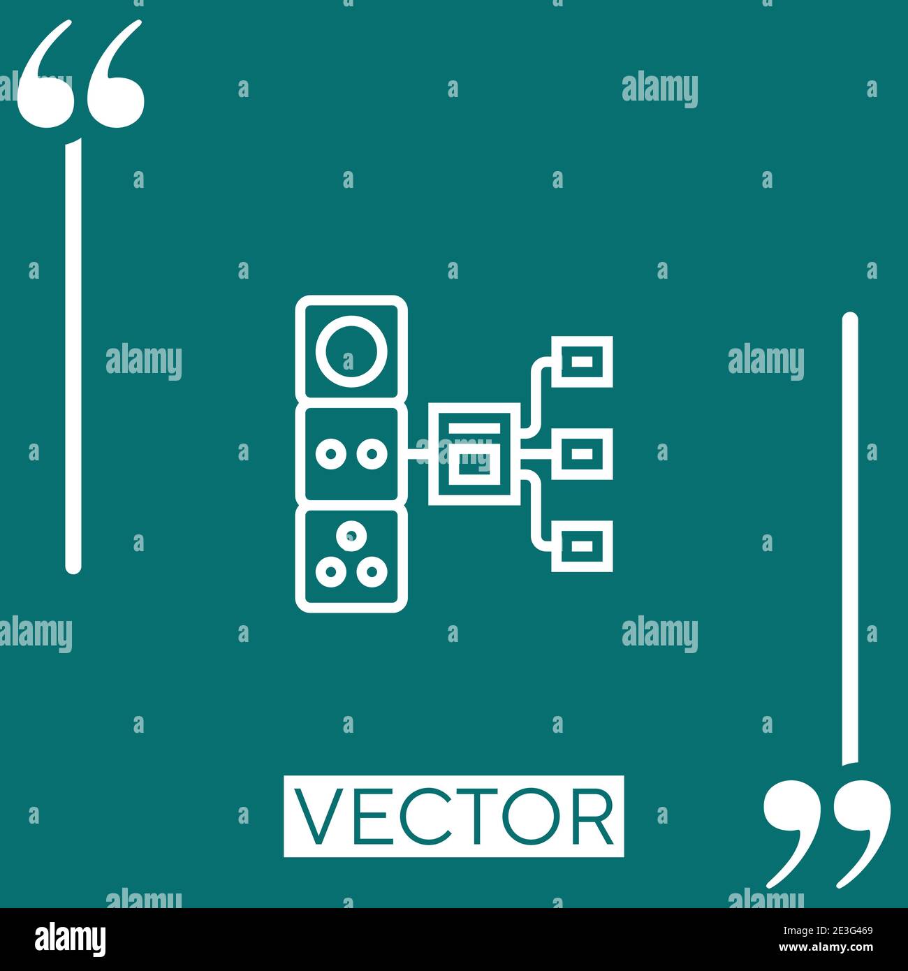ranking vector icon Linear icon. Editable stroke line Stock Vector ...