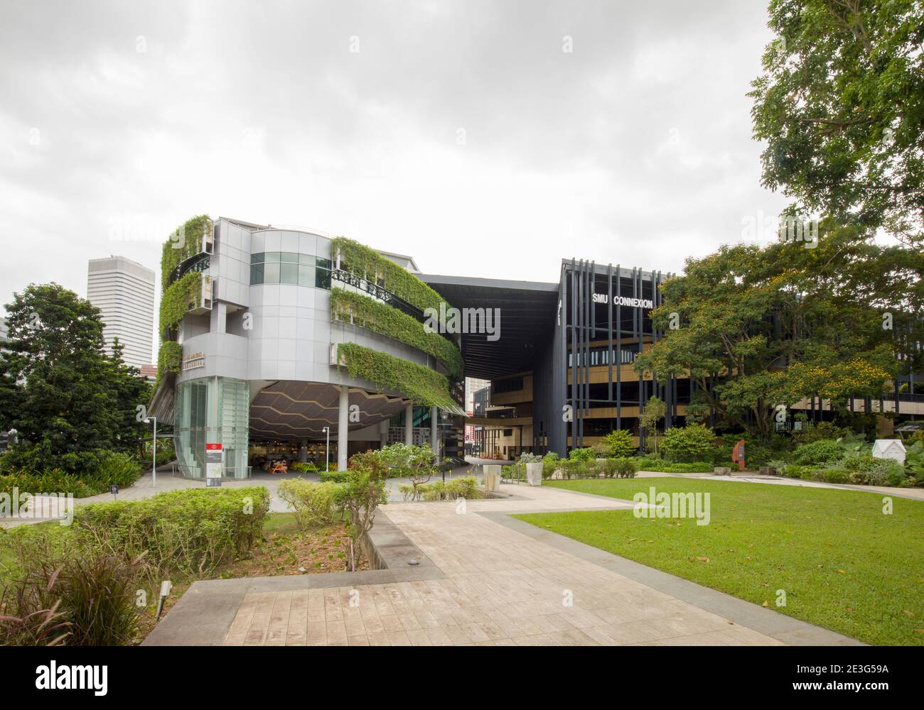 Singapore 17th Jan 2021: Singapore Management University (SMU) is the third autonomous university in Singapore.  It was established in July 2000. Stock Photo