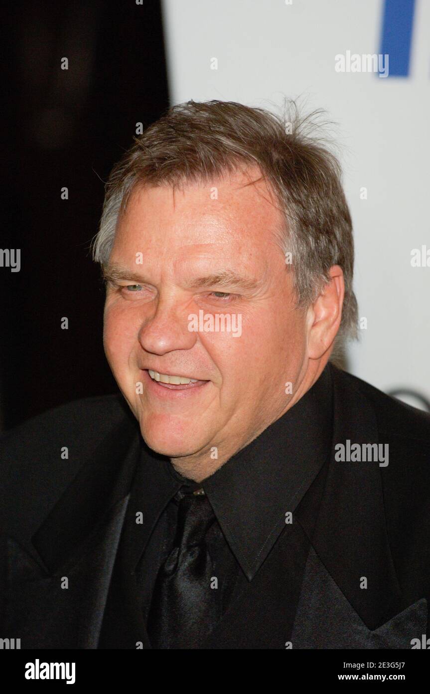 Singer / Actor Meat Loaf attends arrivals for Clive Davis PreGrammy Party at the Beverly Hilton