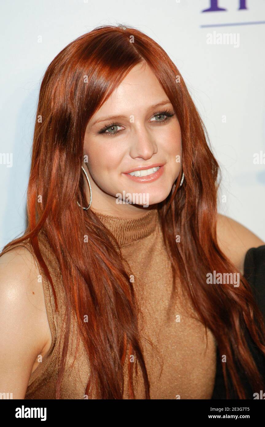 Singer Ashlee Simpson attends arrivals for Clive Davis Pre-Grammy Party at the Beverly Hilton Hotel on February 09, 2008 in Los Angeles, California. Credit: Jared Milgrim/The Photo Access Stock Photo