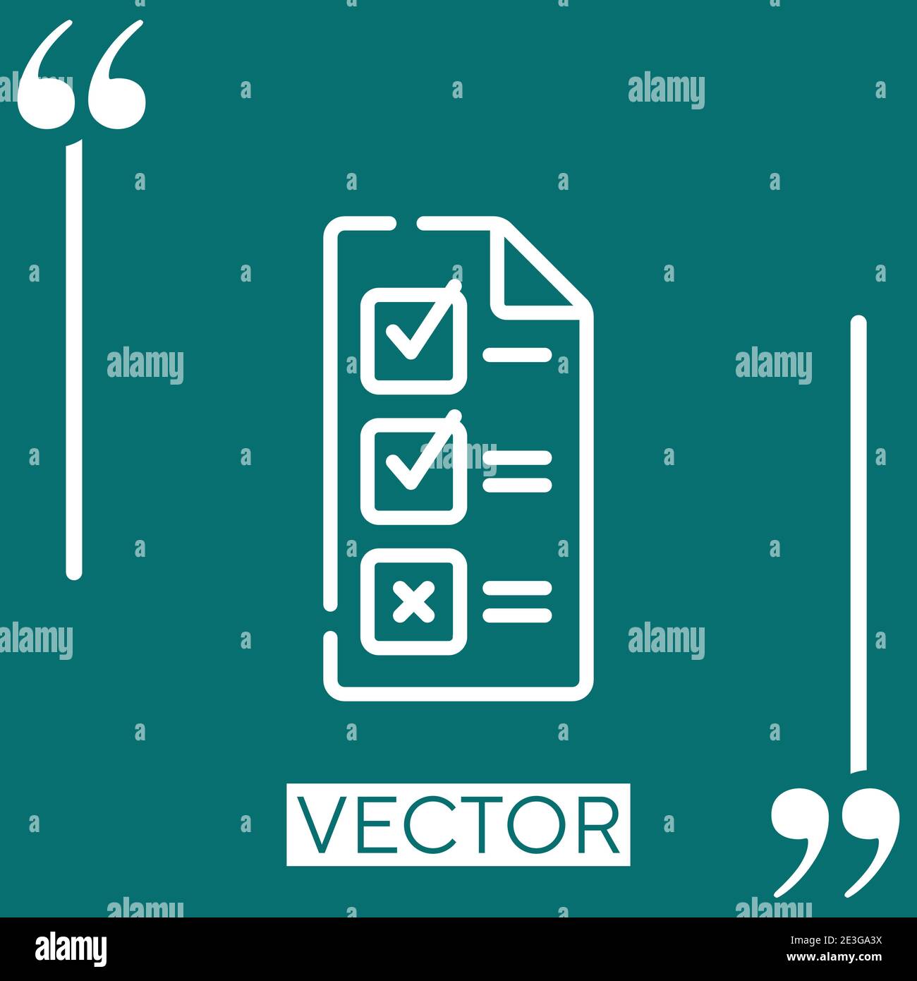 planning vector icon Linear icon. Editable stroke line Stock Vector ...