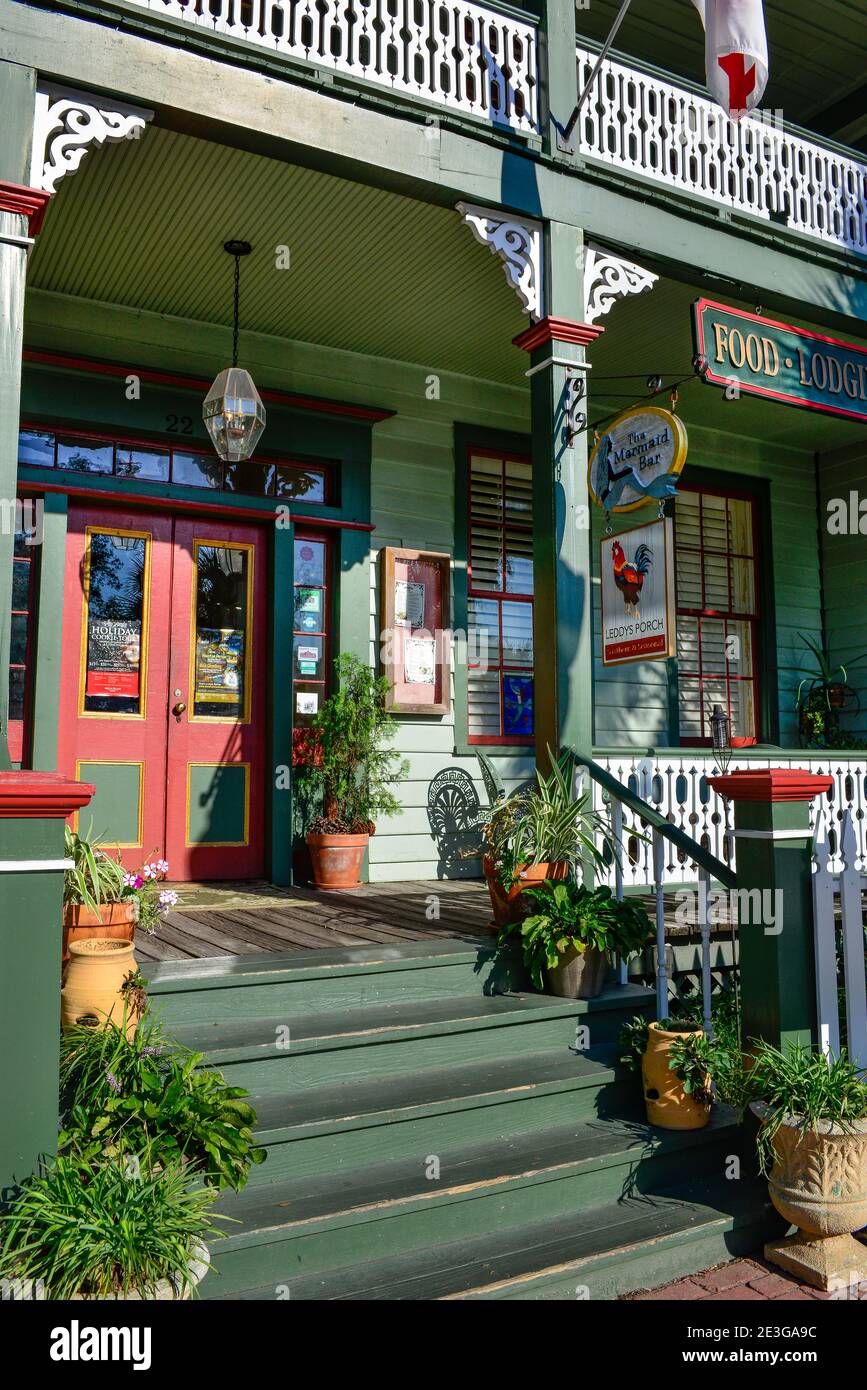 Florida House Inn Amelia Island High Resolution Stock Photography And Images Alamy