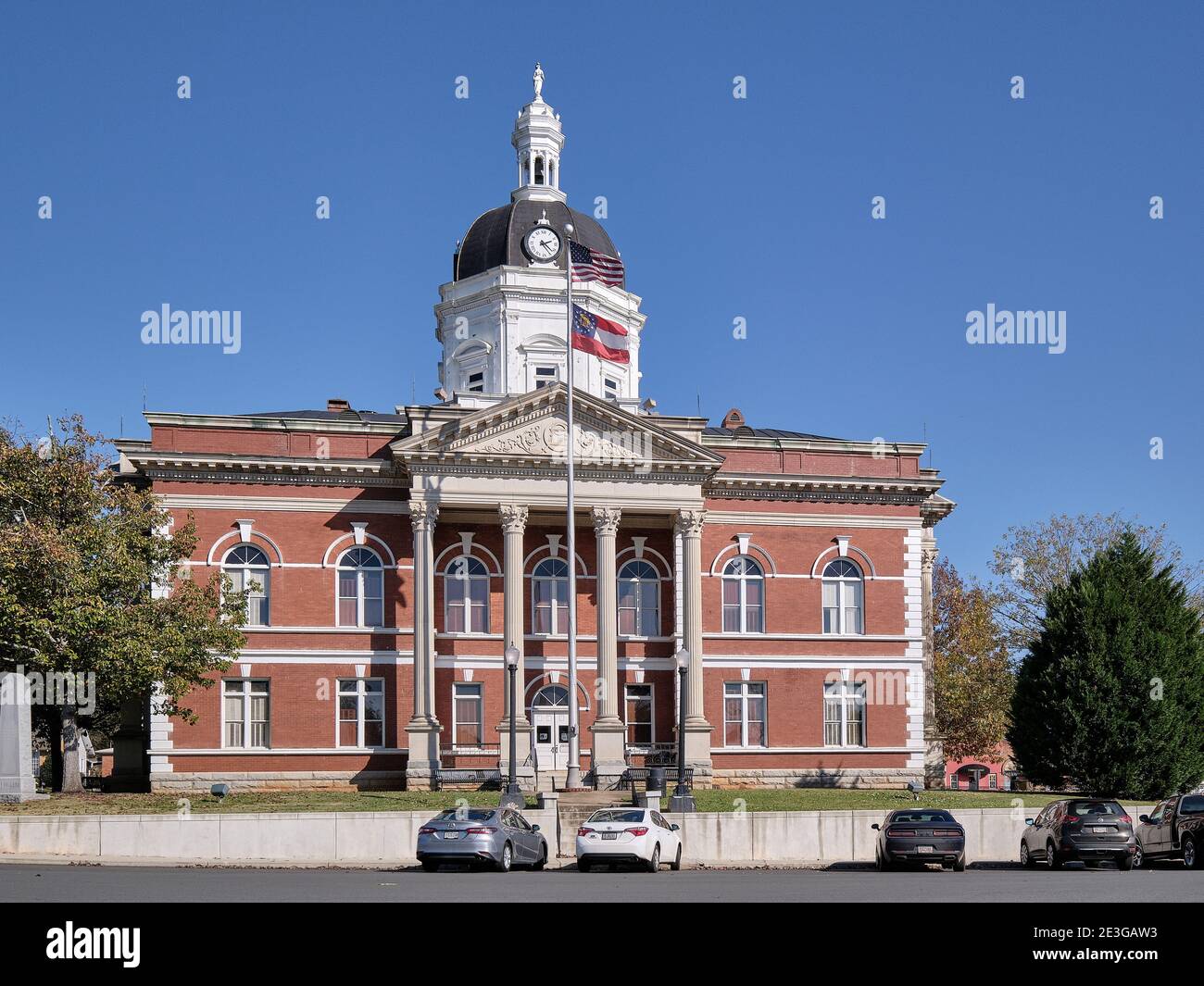 Meriwether County Courthouse is a historic county courthouse of classical revival architecture