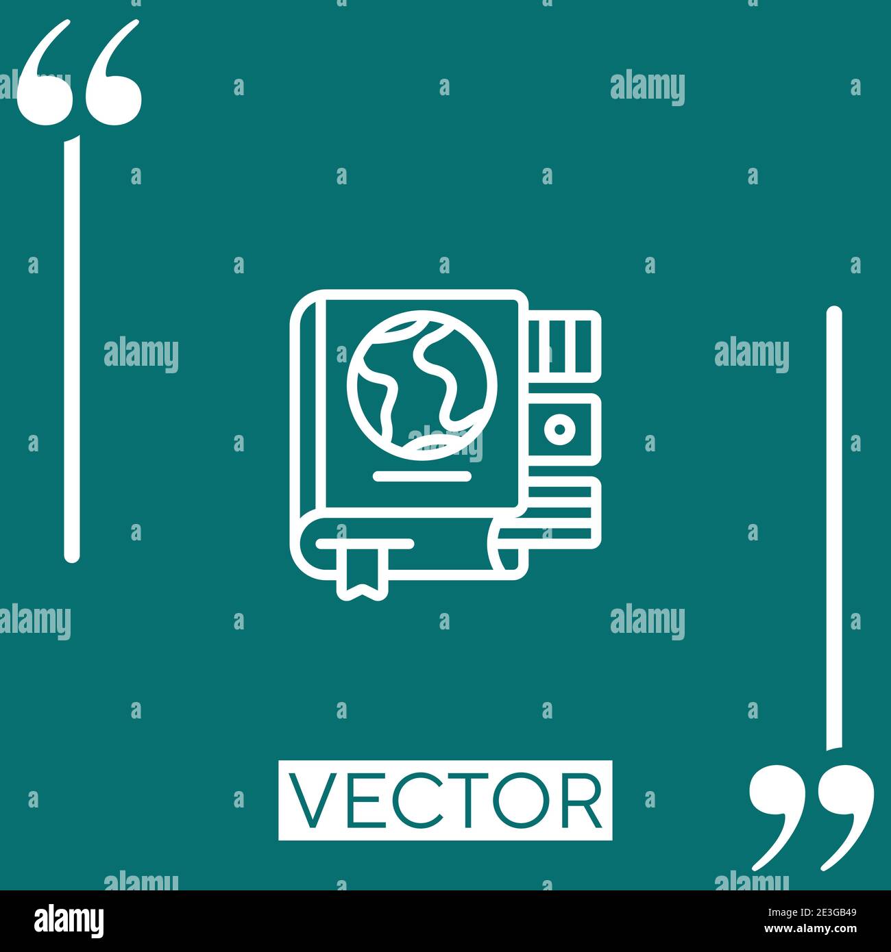 languages vector icon Linear icon. Editable stroke line Stock Vector