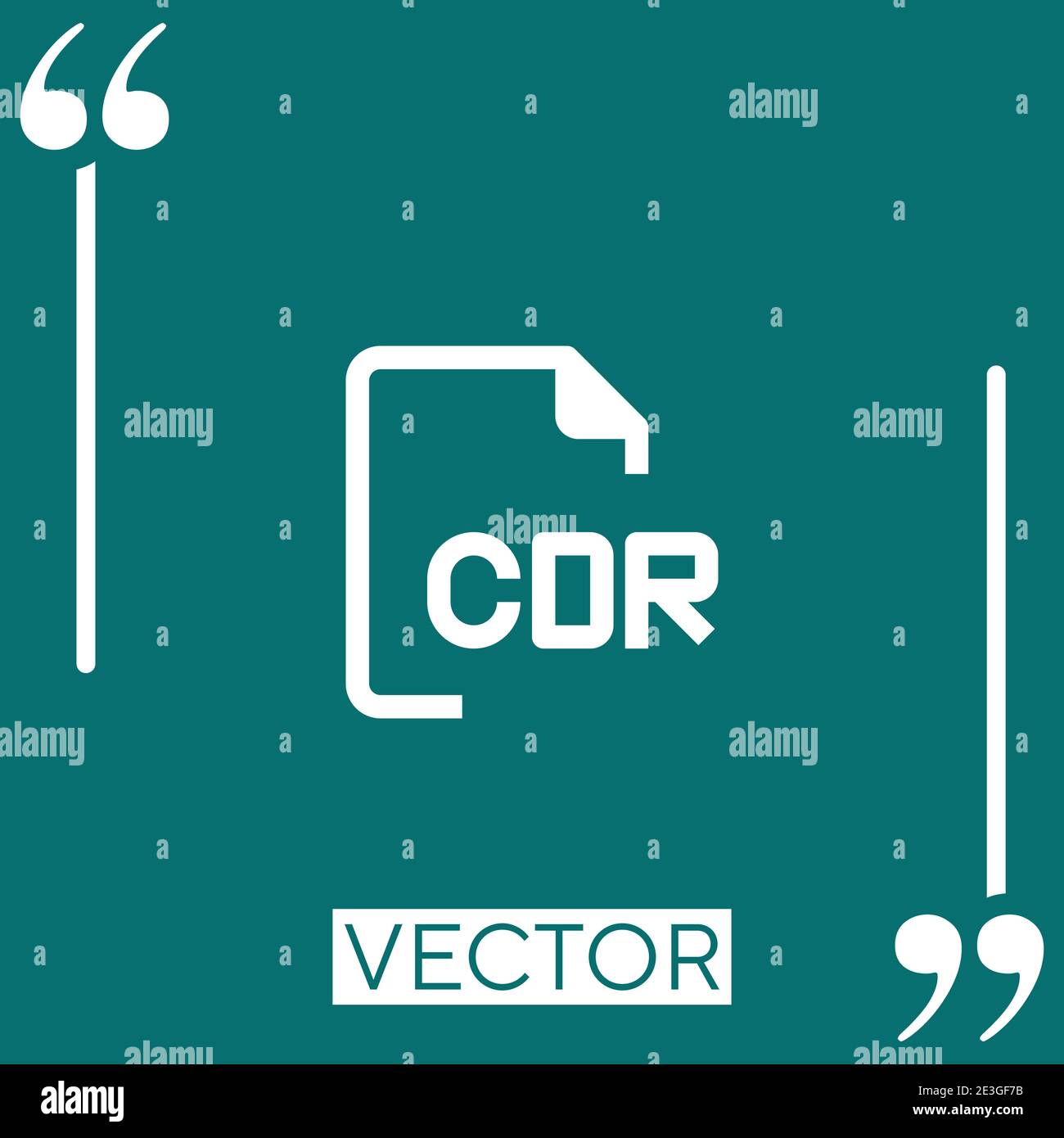 files vector icon Linear icon. Editable stroke line Stock Vector