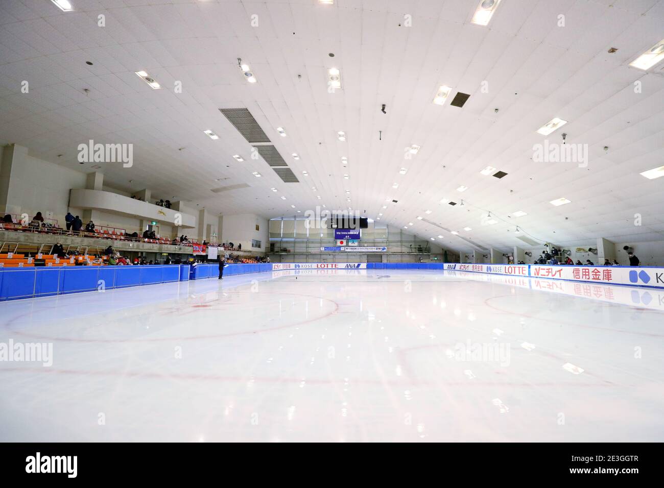 Nagano, Japan. 16th Jan, 2021. General view Short Track Skating The