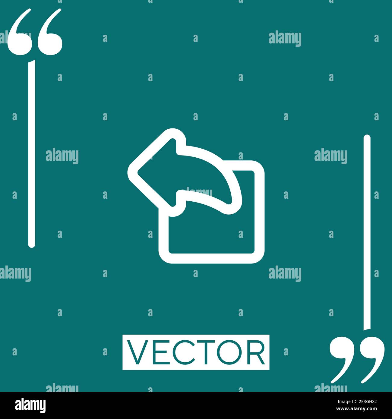 logout outlined button Linear icon. Editable stroke line Stock Vector
