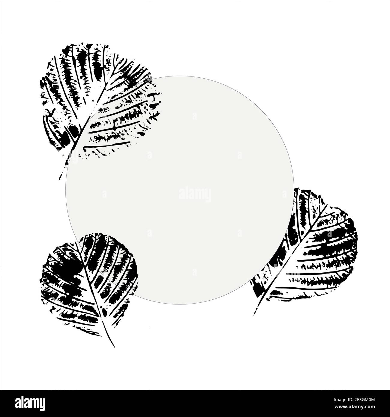 Grey Round Abstract Abstract grey round background with black frame for text with ink black ...