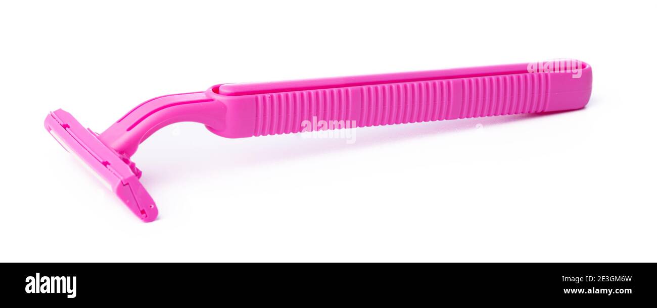 Disposable Razor Side View Disposable shaving razor isolated on white background Stock Photo - Alamy