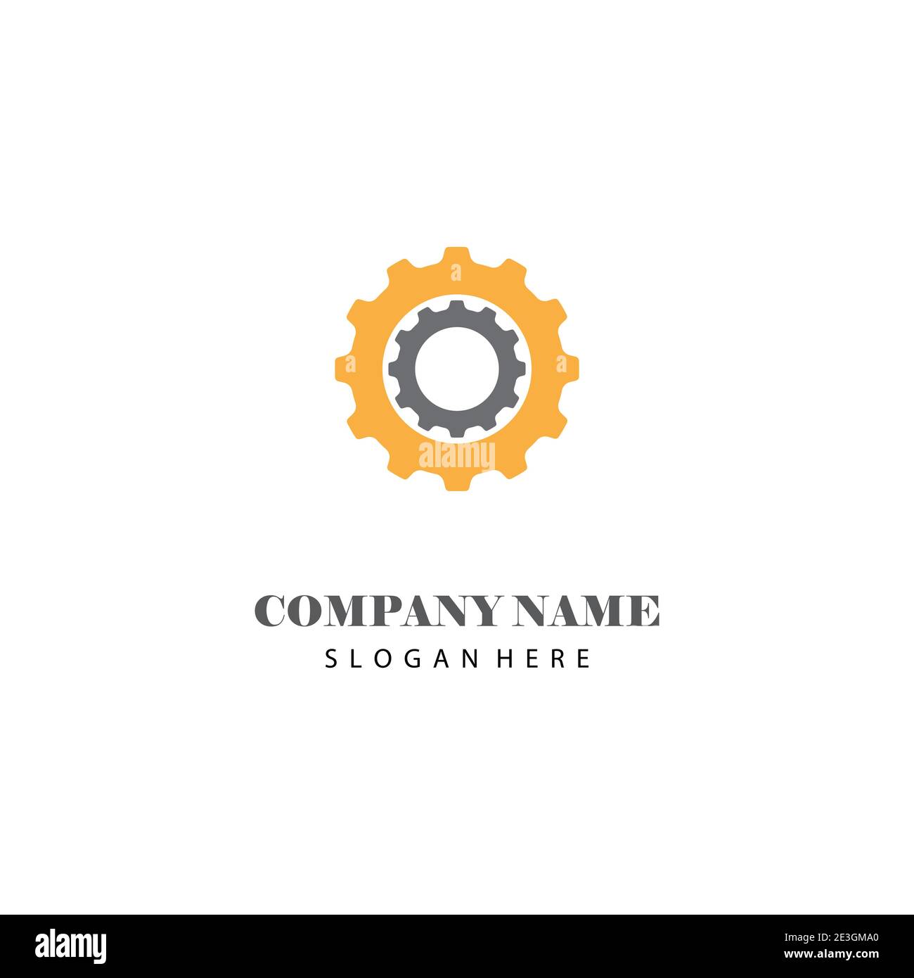 Gear Logo Template vector icon illustration design Stock Vector