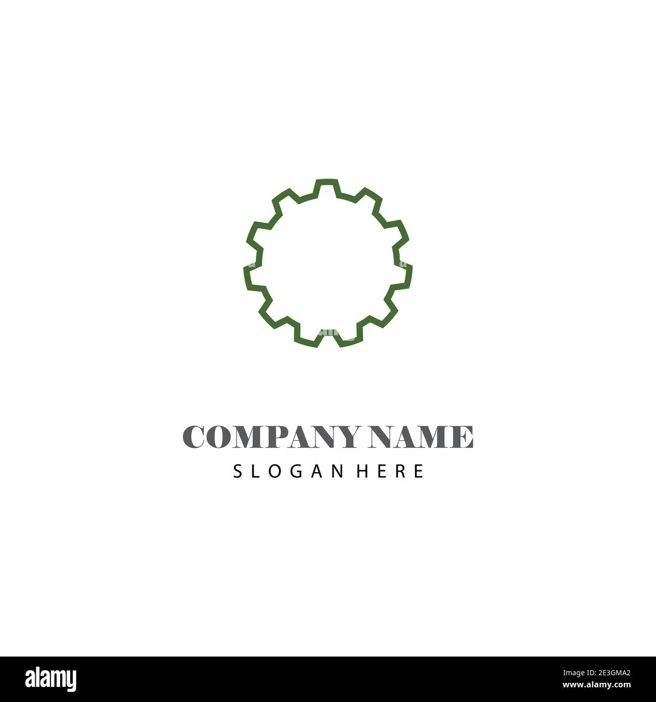Gear Logo Template vector icon illustration design Stock Vector