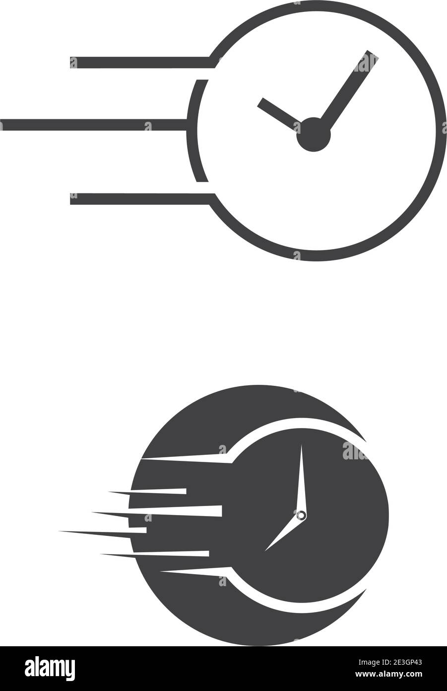 Fast time Logo Template vector symbol nature Stock Vector