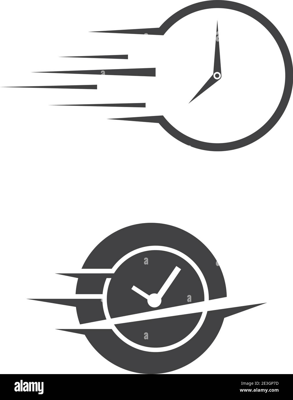 Fast time Logo Template vector symbol nature Stock Vector