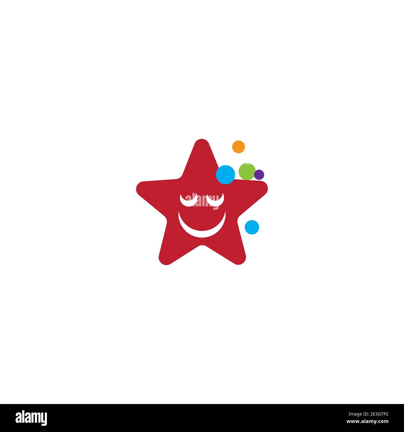 Star Fish Logo Template vector icon illustration design Stock Vector
