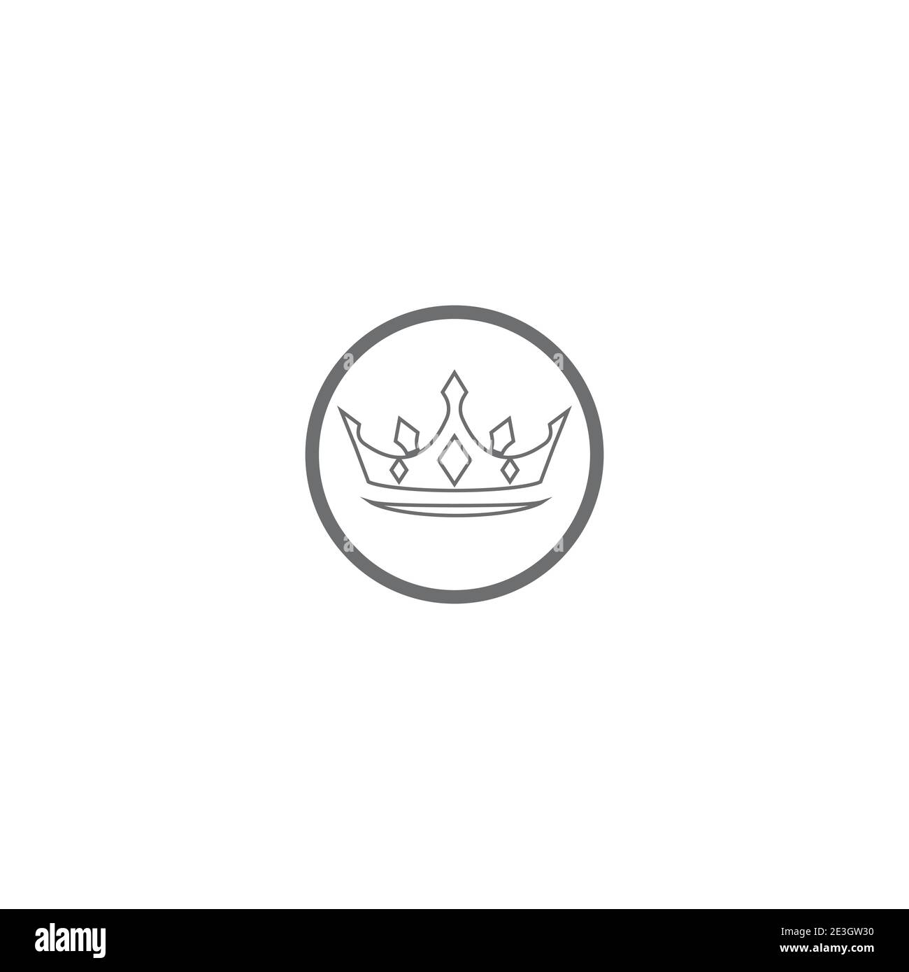 Crown Logo Template vector icon illustration design Stock Vector Image ...