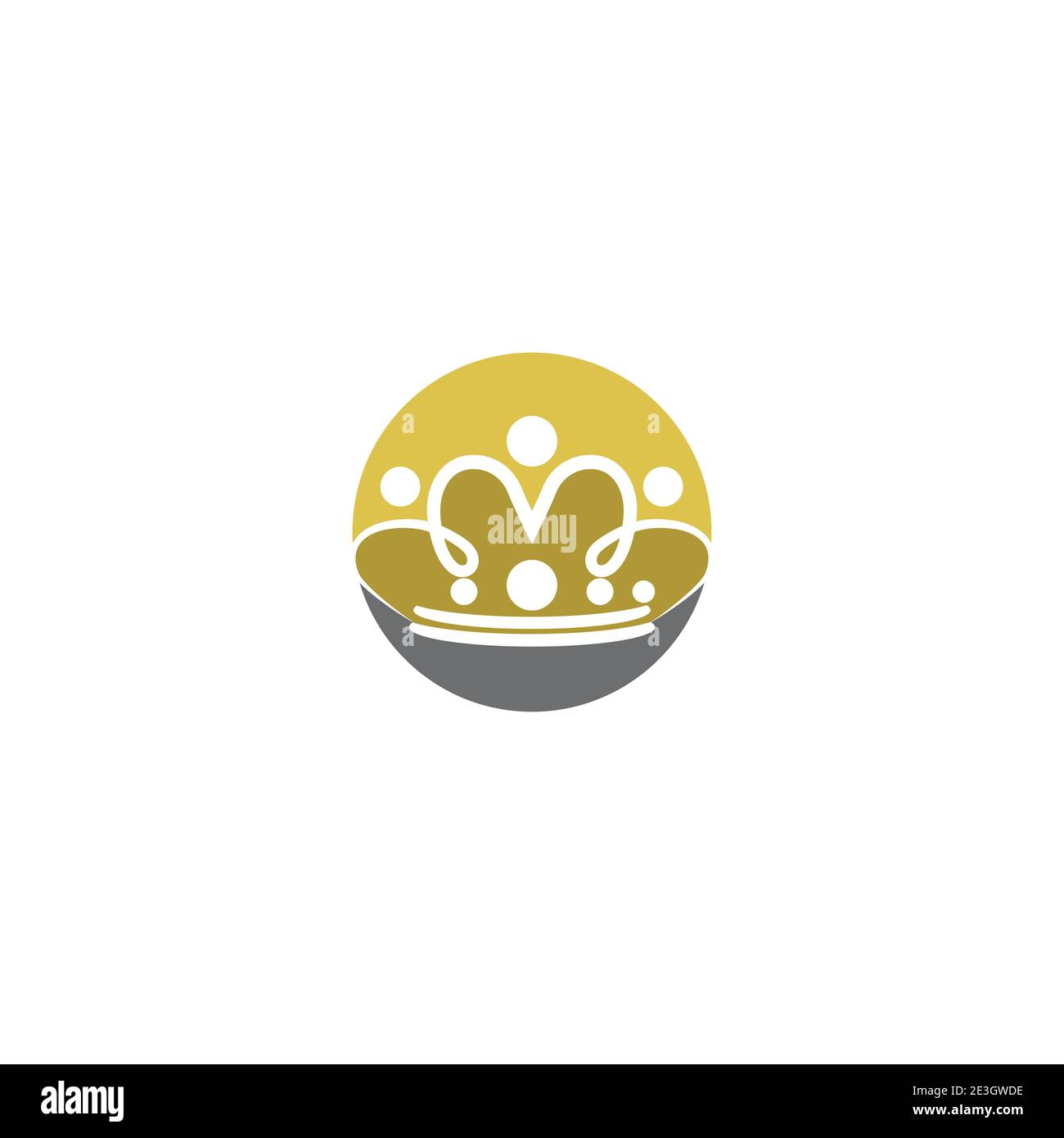 Crown Logo Template vector icon illustration design Stock Vector Image ...