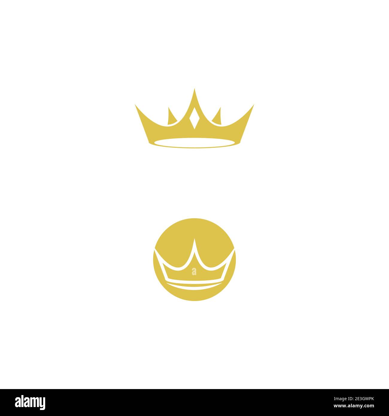 Crown Logo Template vector icon illustration design Stock Vector Image ...