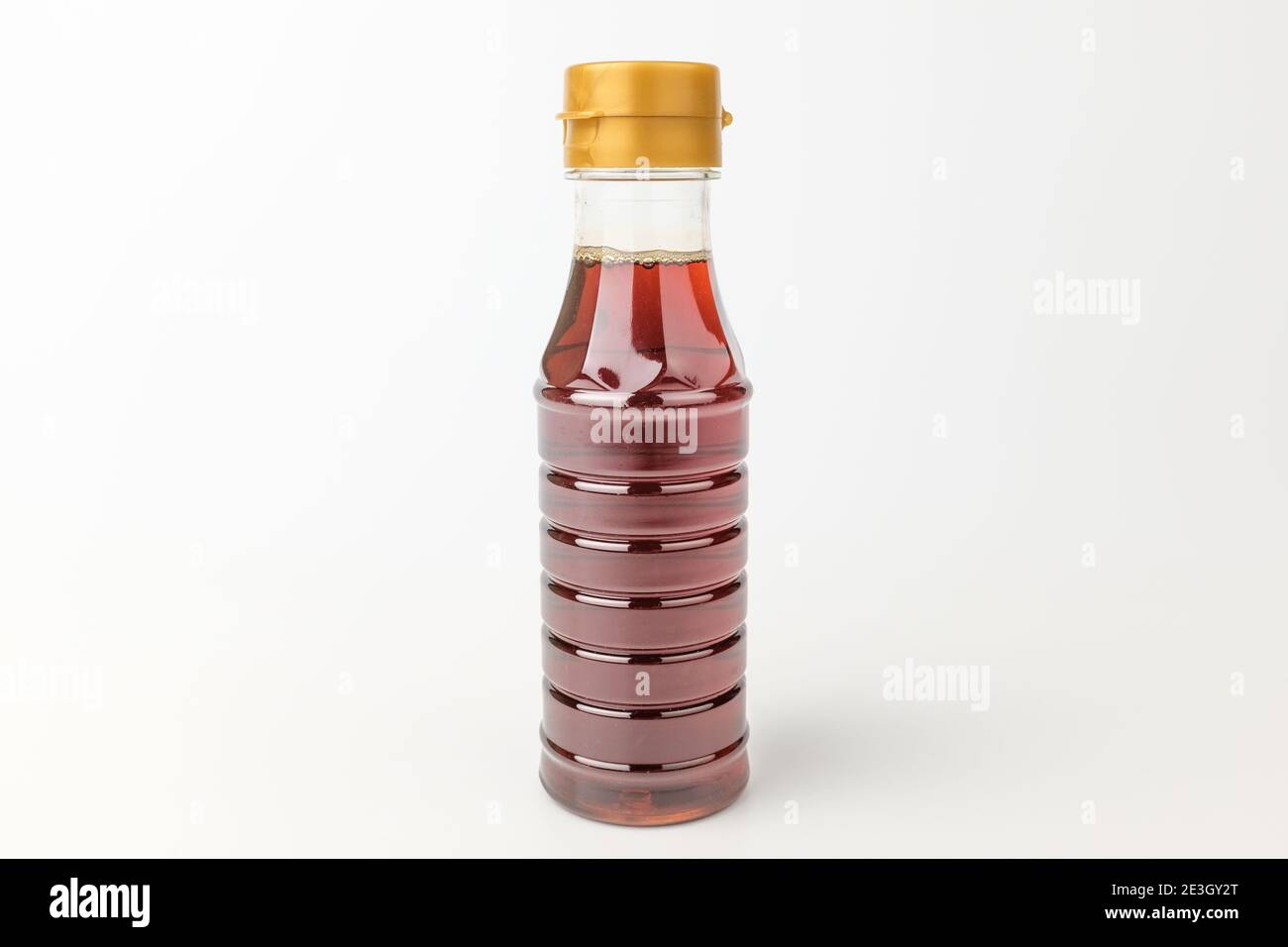 Anchovy fish sauce on white background Stock Photo Alamy