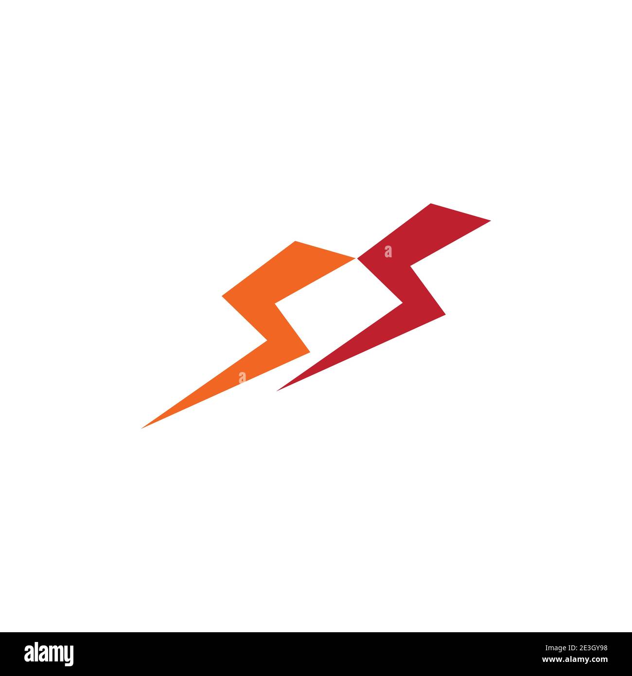 Lightning Logo Template vector icon illustration design Stock Vector
