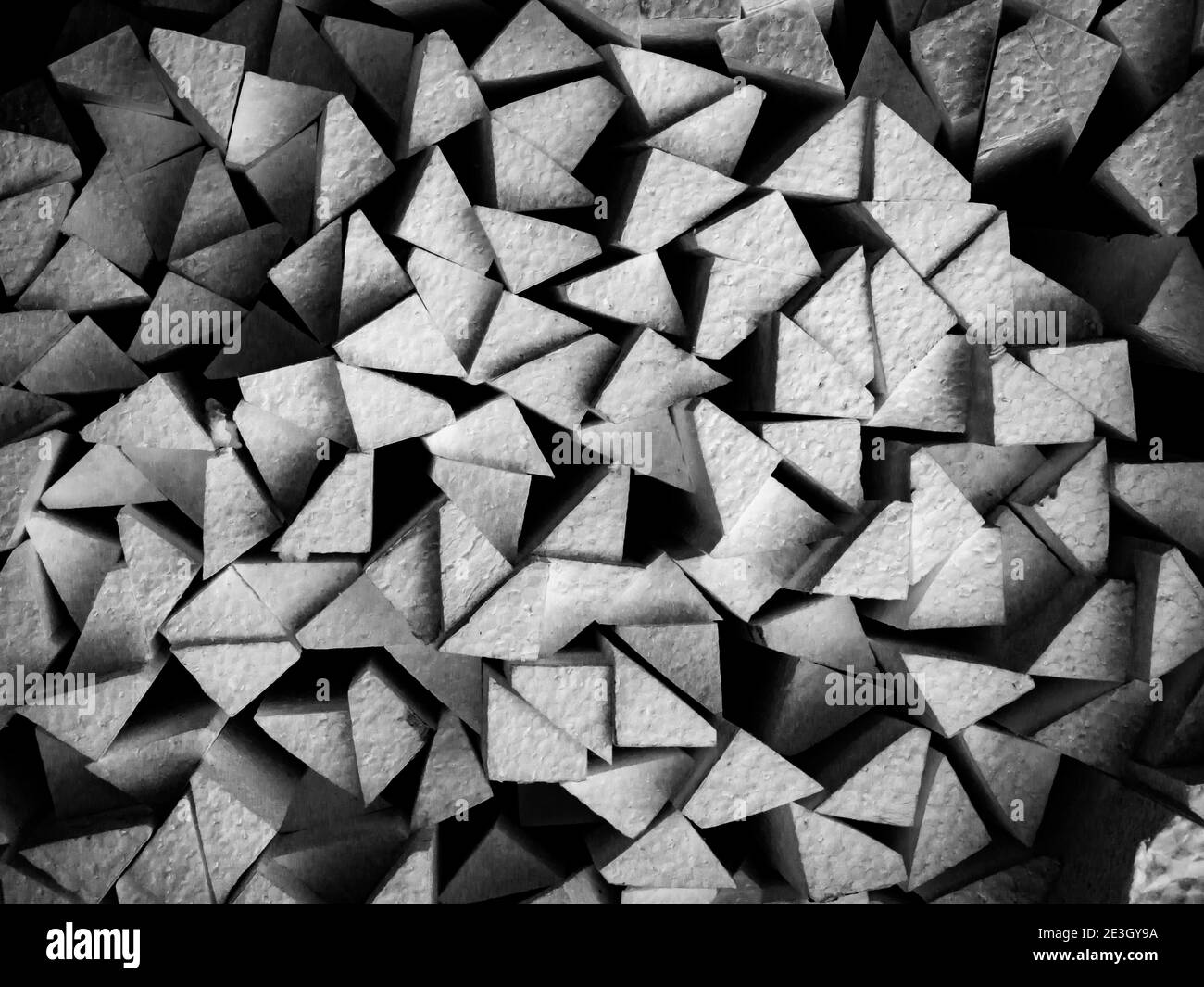 packaging shapes white polystyrene material Stock Photo - Alamy
