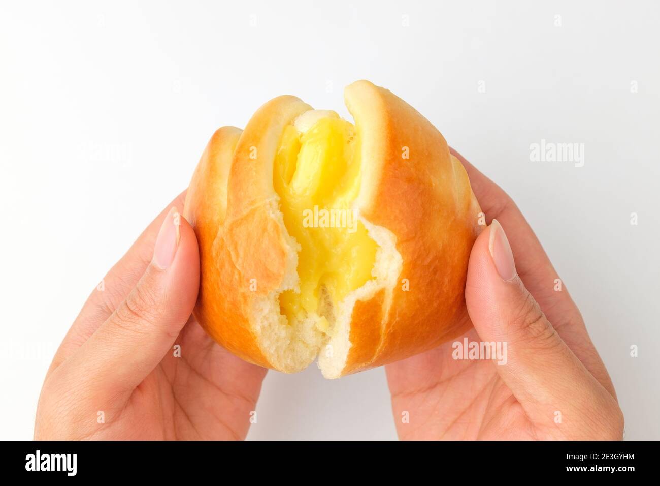 Puff pastry on a white background Stock Photo - Alamy