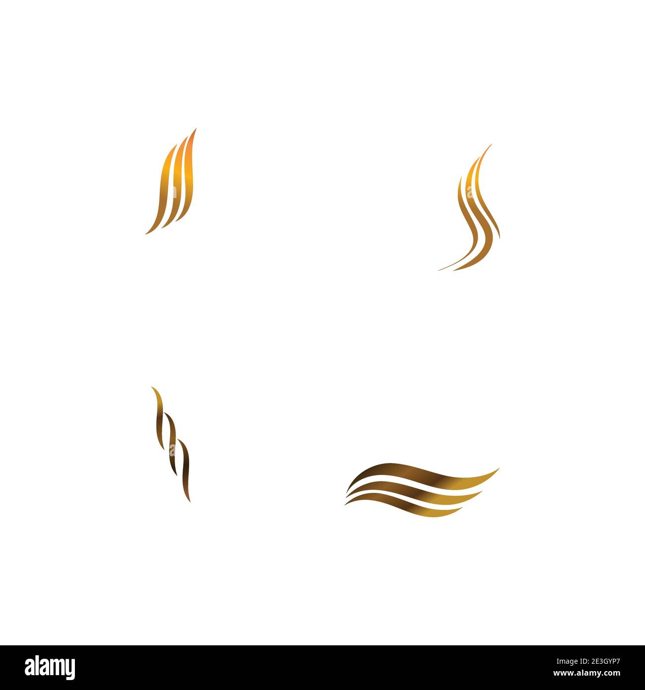 Hair icon Vector Illustration design Logo template Stock Vector