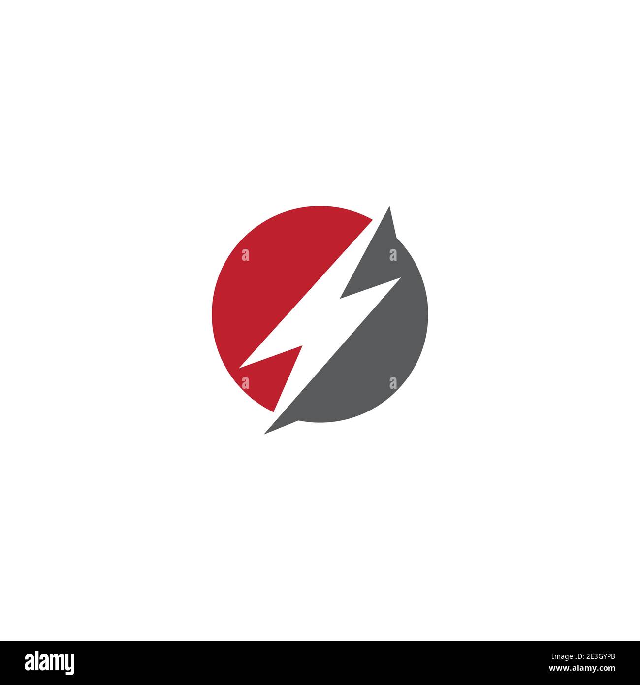 Lightning Logo Template vector icon illustration design Stock Vector