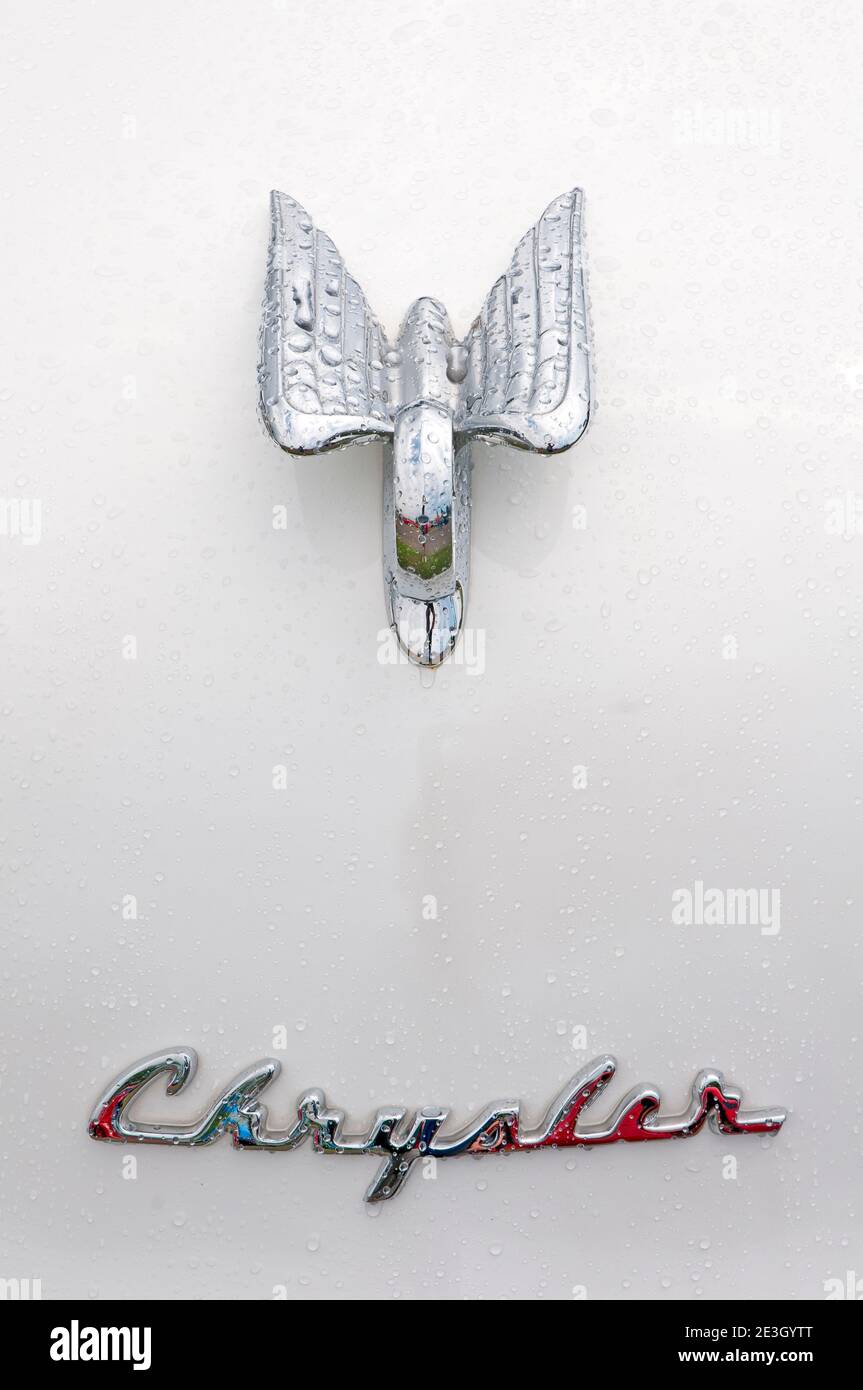 Chrysler Vintage emblem Stock Photo