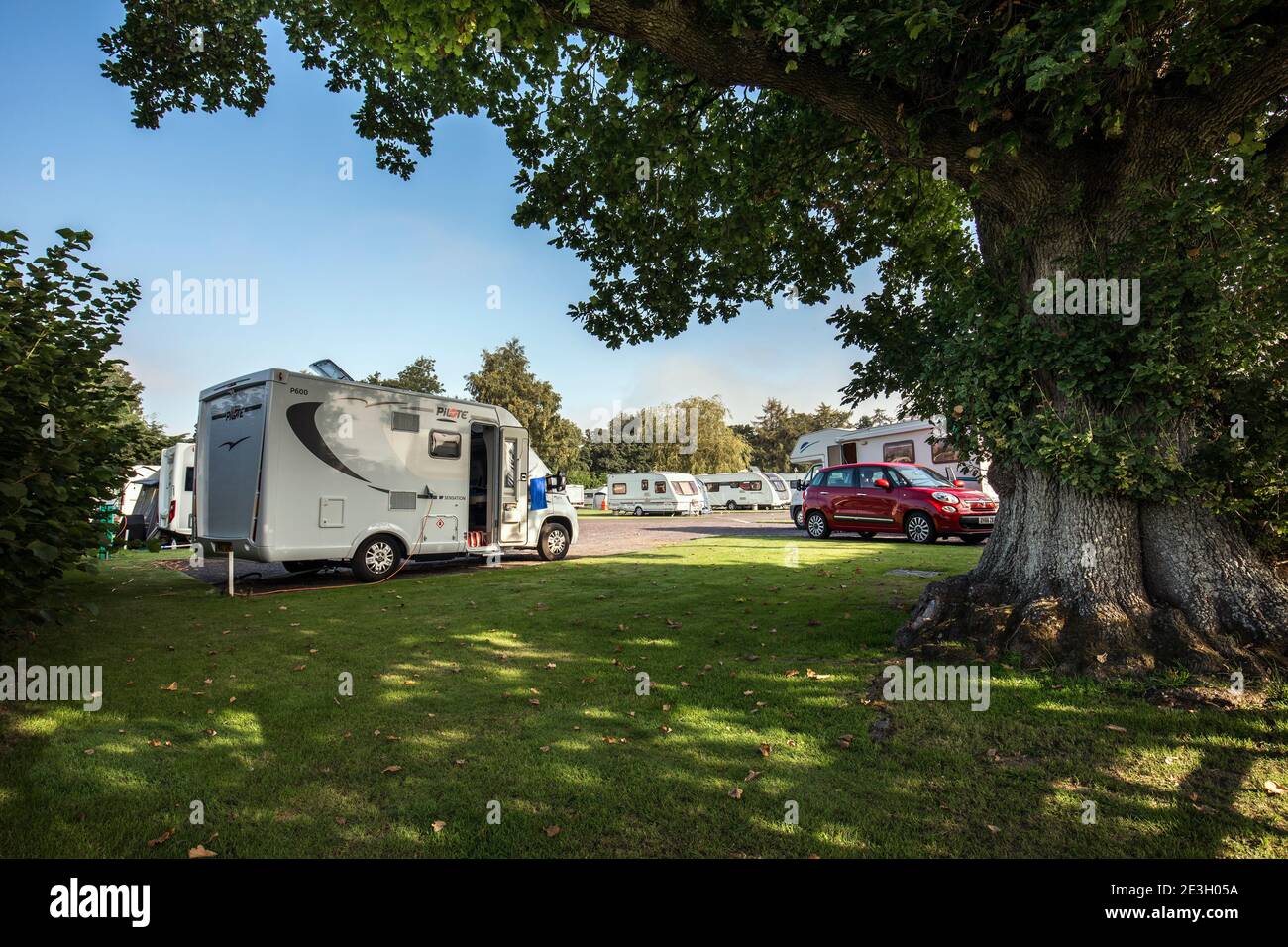 Bodnant Caravan Park; Wales Stock Photo Alamy Bodnant Caravan Park; Wales Stock Photo Alamy