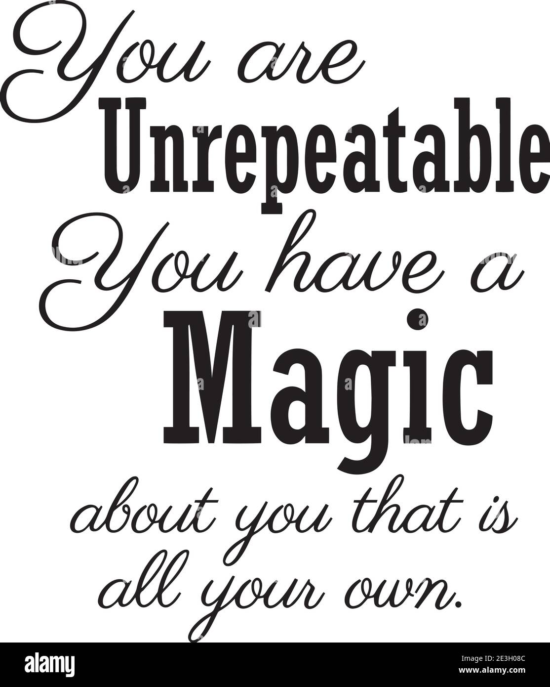 Magic Quotes Black And White Stock Photos Images Alamy
