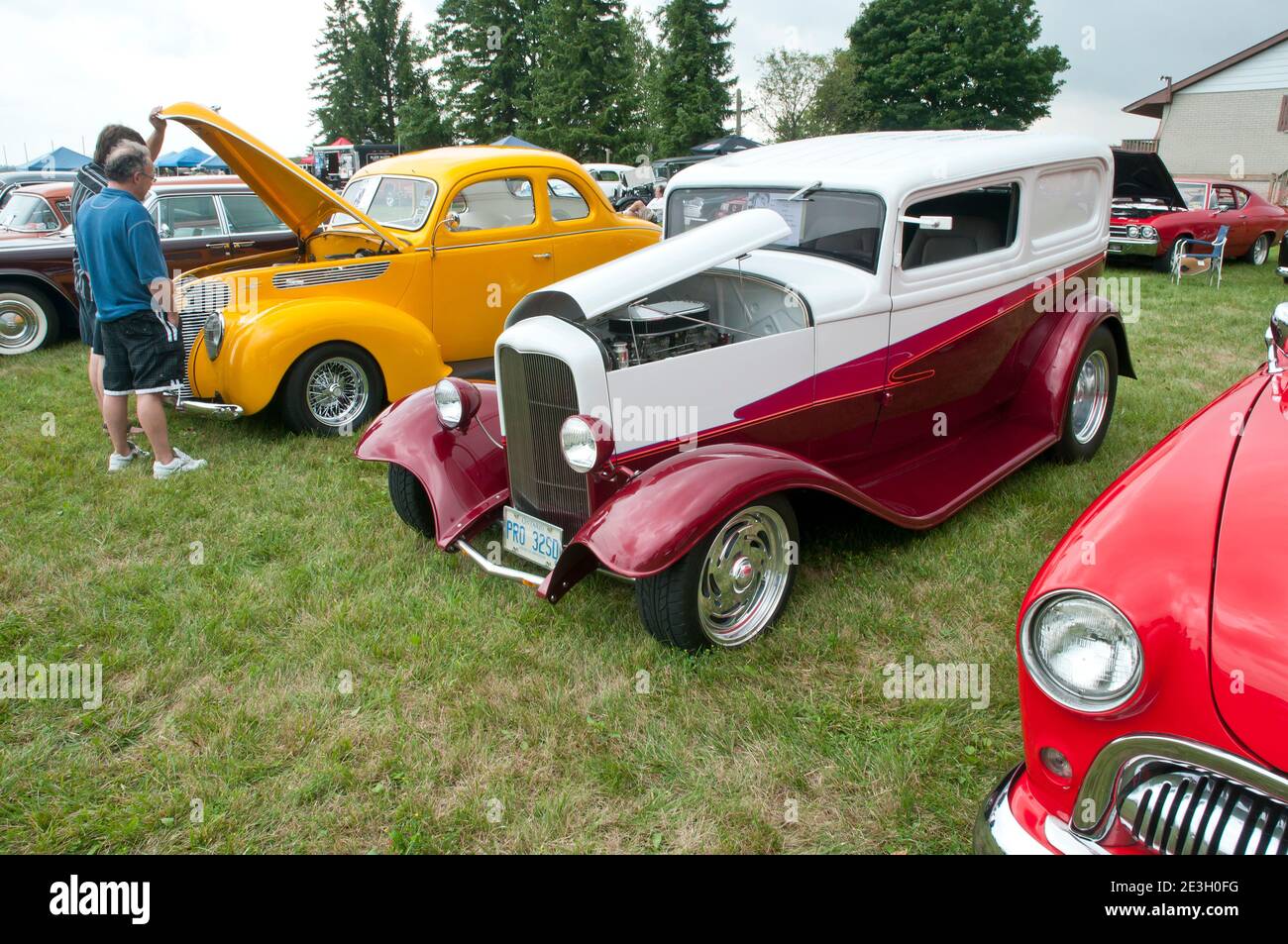 Vintage car show, North America Stock Photo