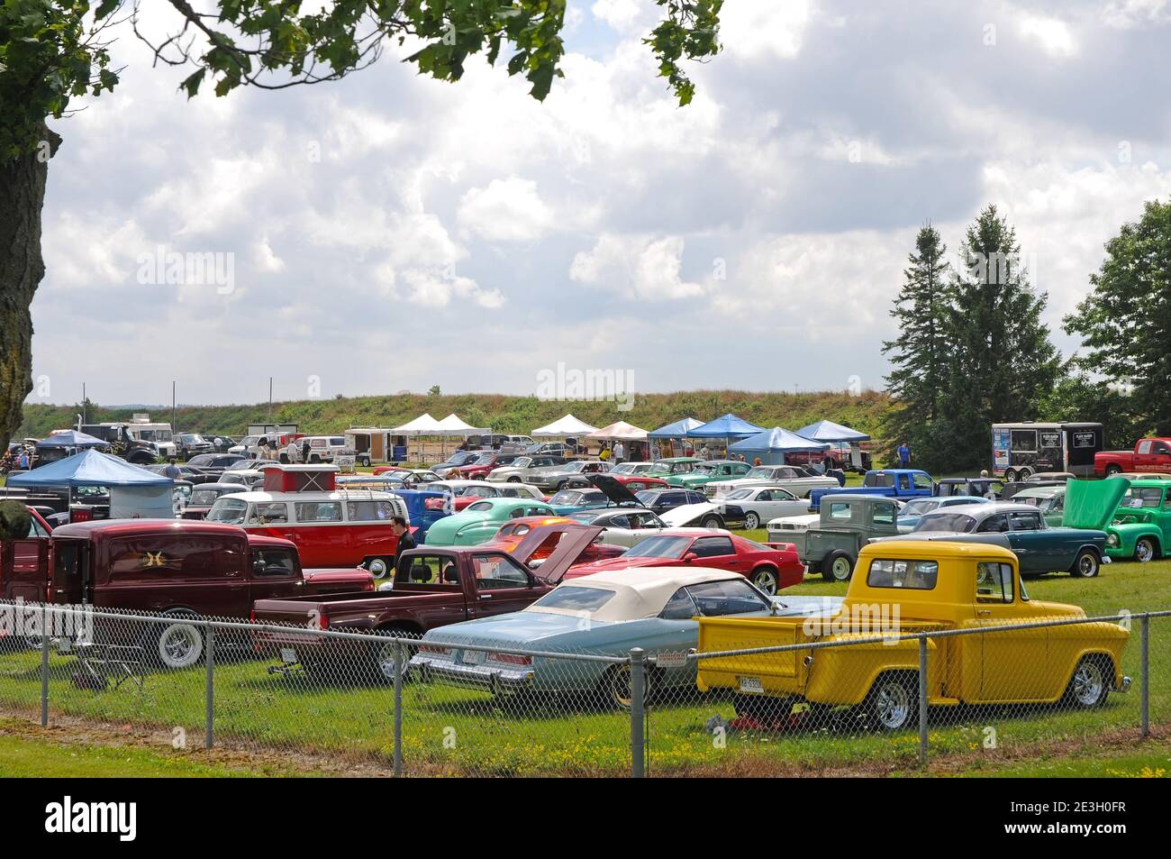 Vintage car show, North America Stock Photo