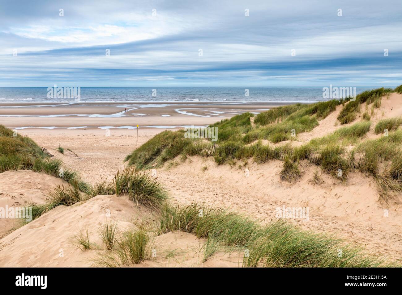 Formby Point; Beach; Merseyside; UK Stock Photo