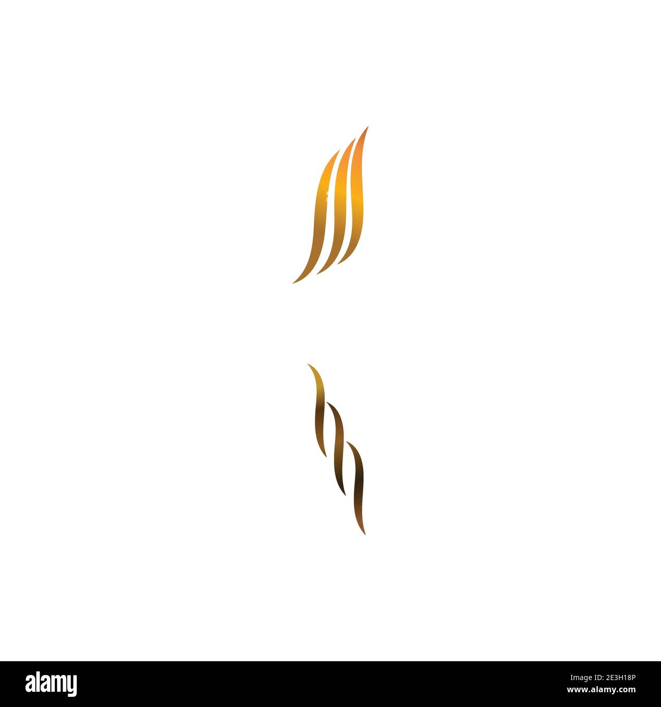 Hair icon Vector Illustration design Logo template Stock Vector