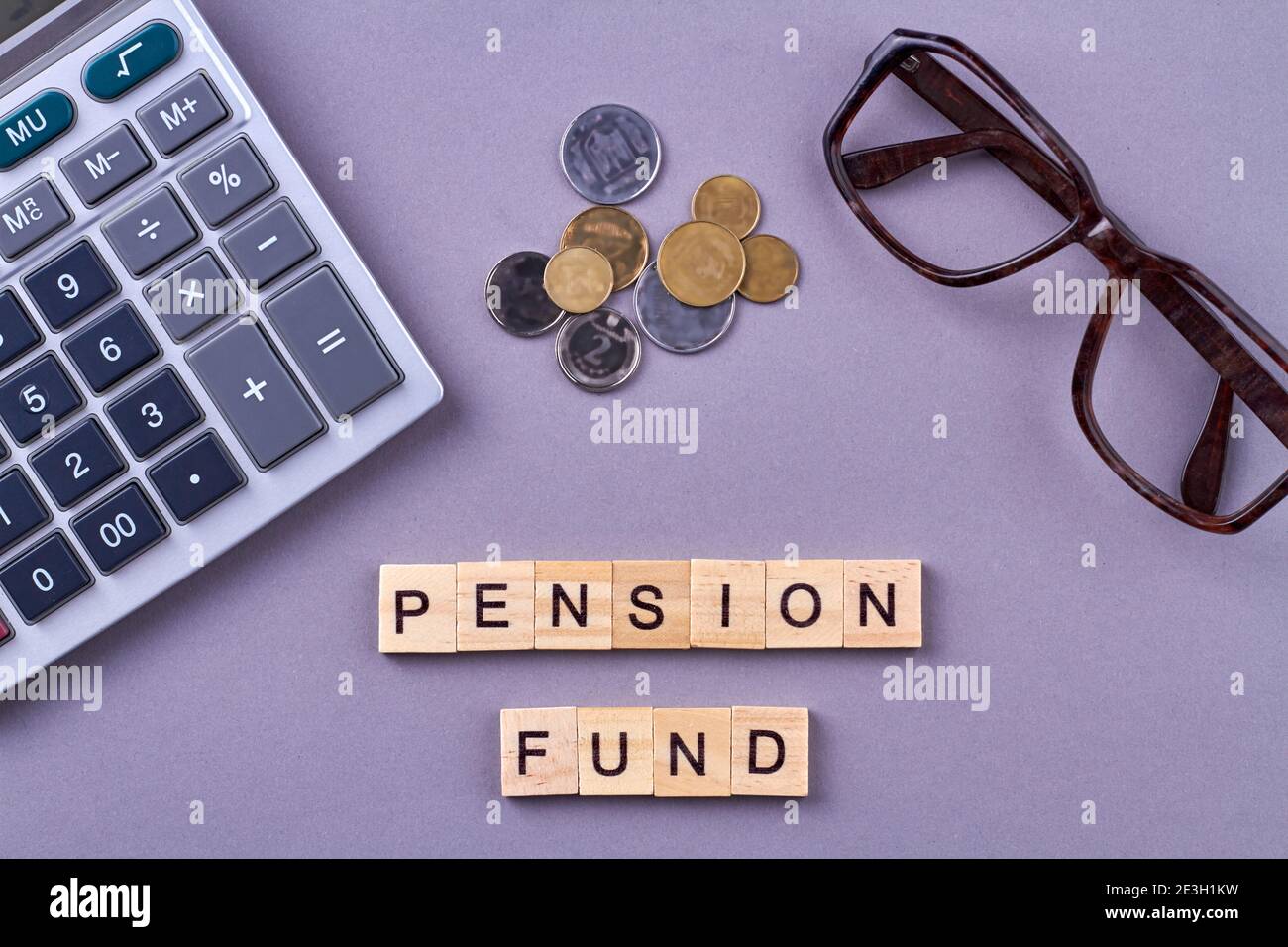Pension fund concept. Stock Photo