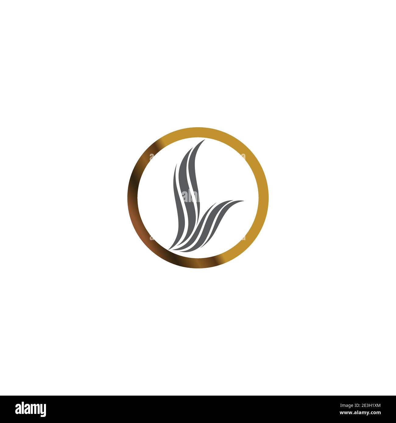 Hair icon Vector Illustration design Logo template Stock Vector