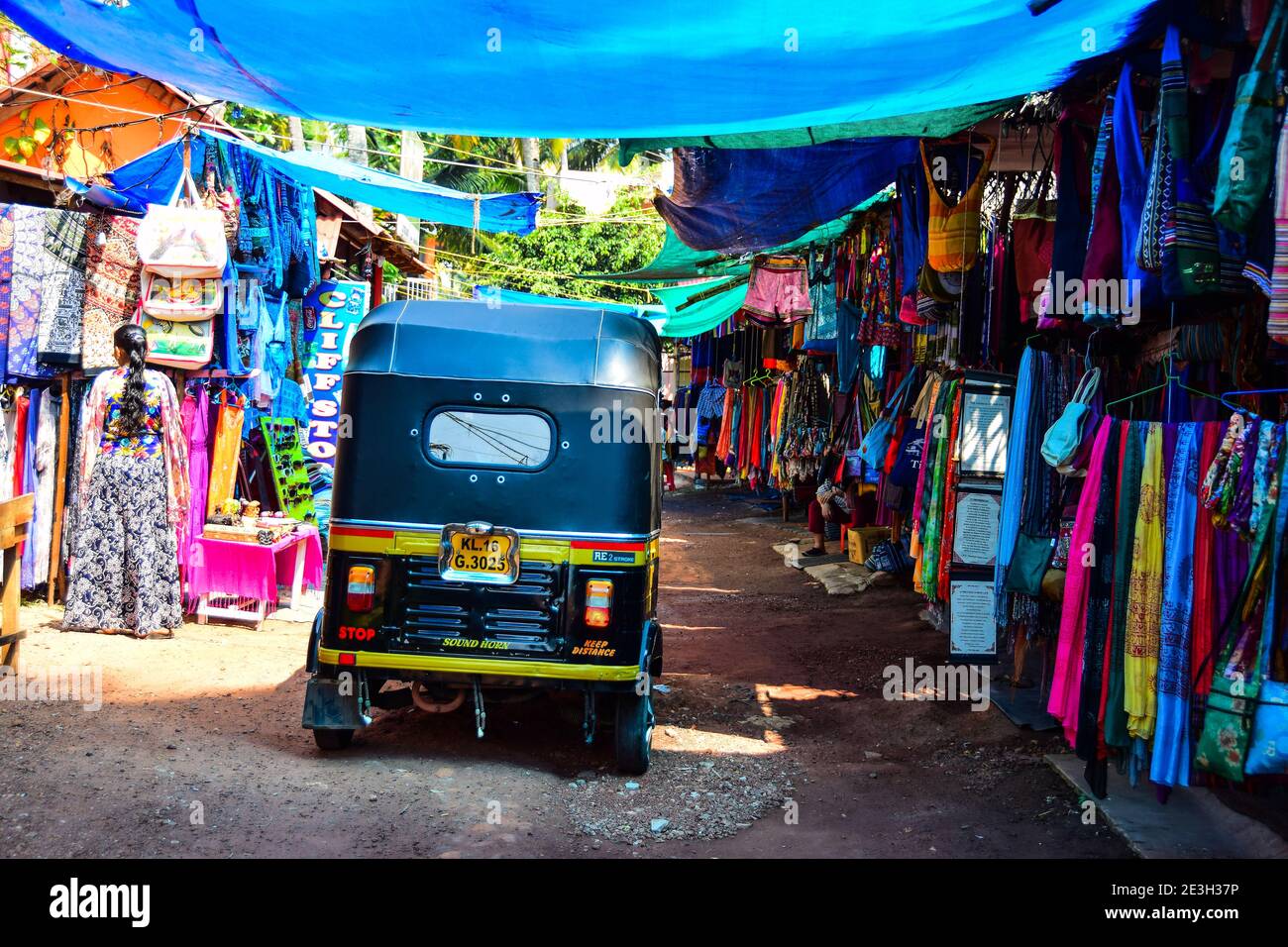 Tuk Tuk, Varkala, Kerala, India Stock Photo