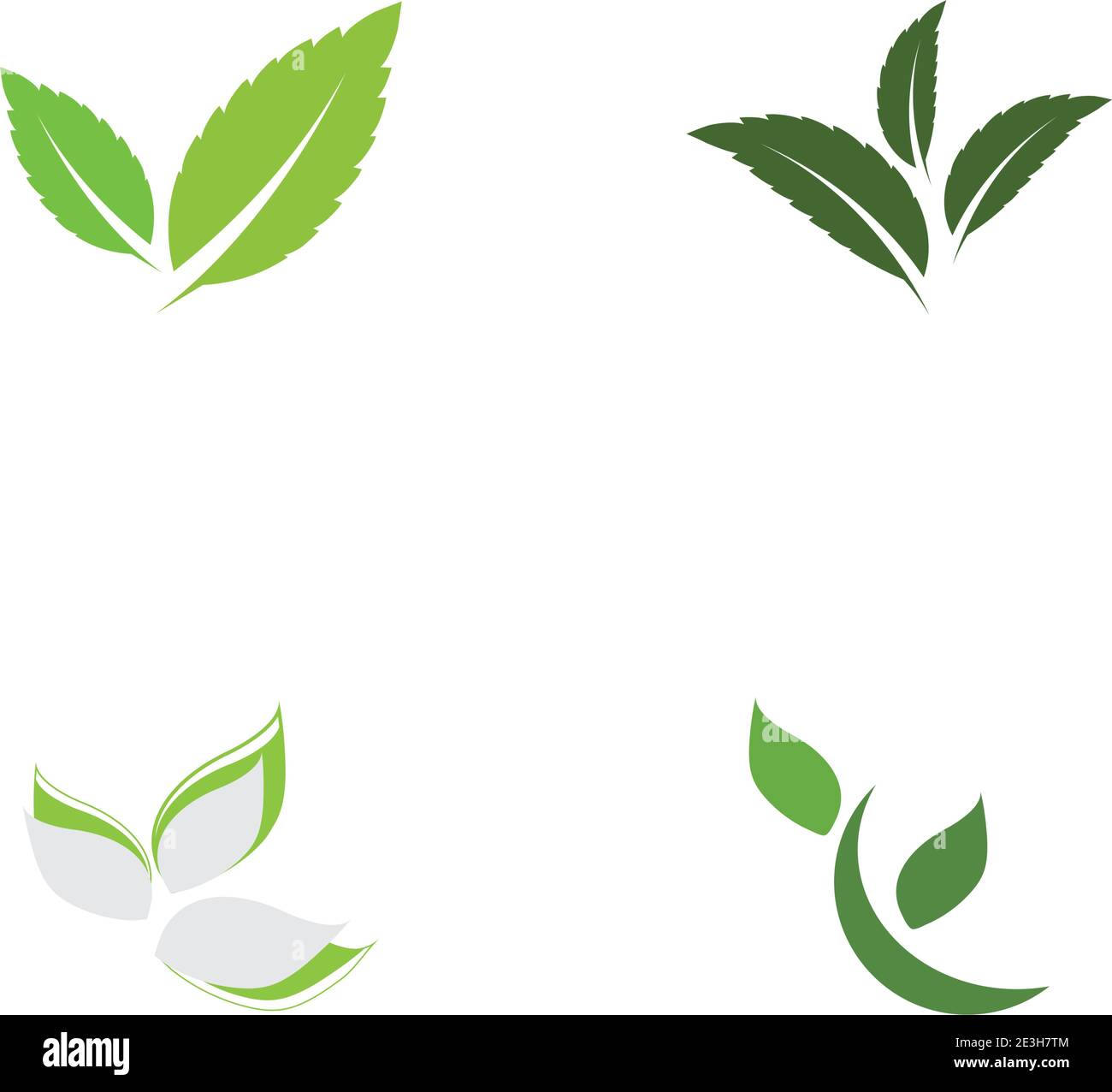 Leaf Logo Template vector symbol nature Stock Vector Image & Art - Alamy