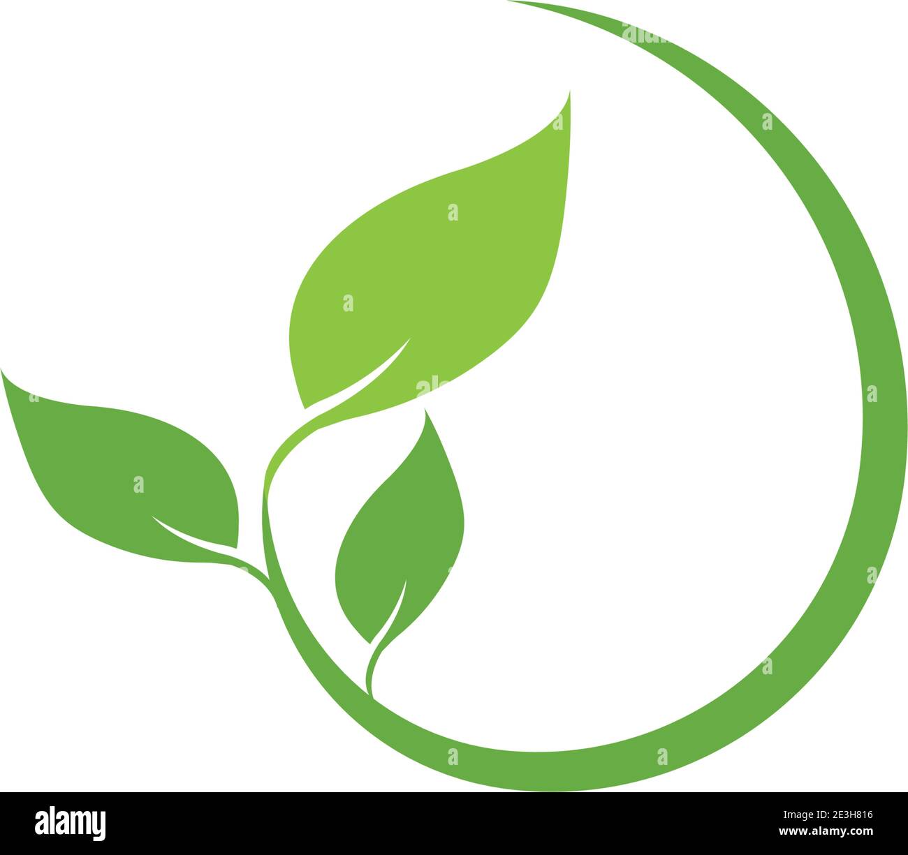 Leaf Logo Template vector symbol nature Stock Vector Image & Art - Alamy