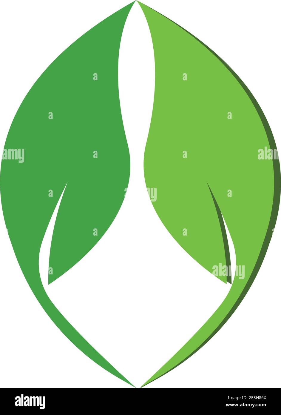 Leaf Logo Template vector symbol nature Stock Vector Image & Art - Alamy