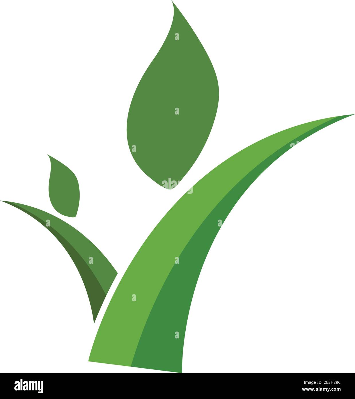 Leaf Logo Template vector symbol nature Stock Vector Image & Art - Alamy