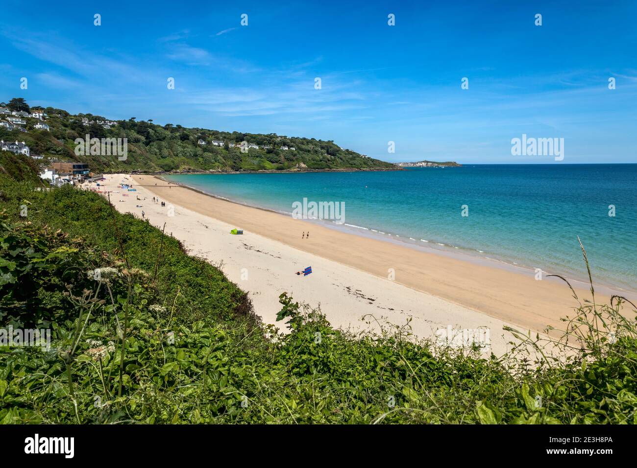 Carbis Bay and St Ives, Cornwall Stock Photo
