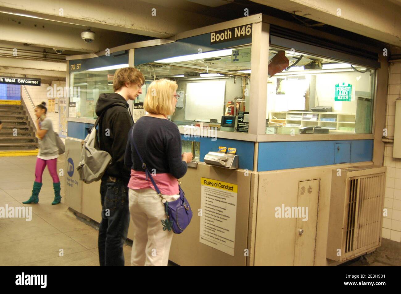 ticket office for the subway train New York USA purchase buy 