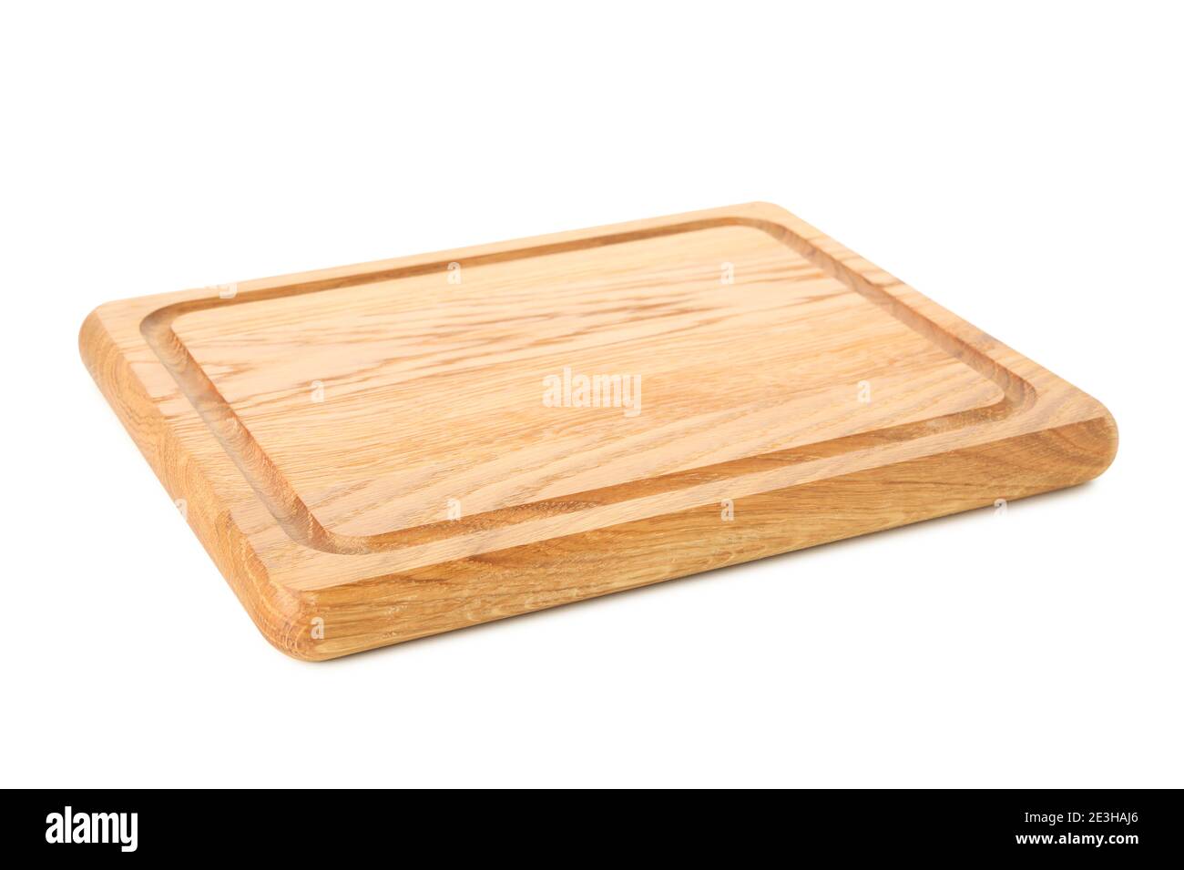 Wooden kitchen board isolated on white background Stock Photo Alamy