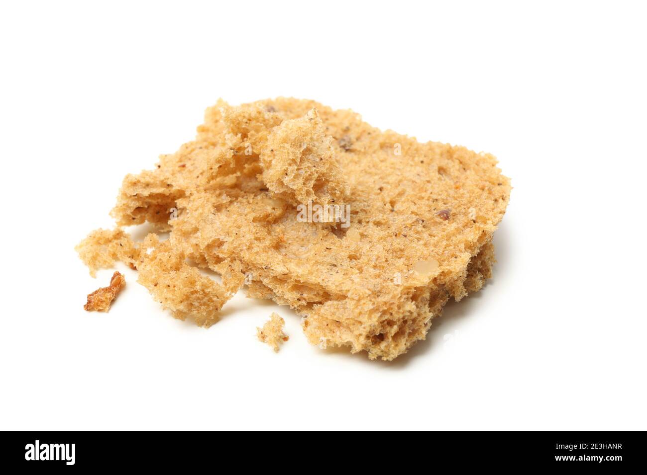 Slice of bread isolated on white background Stock Photo - Alamy